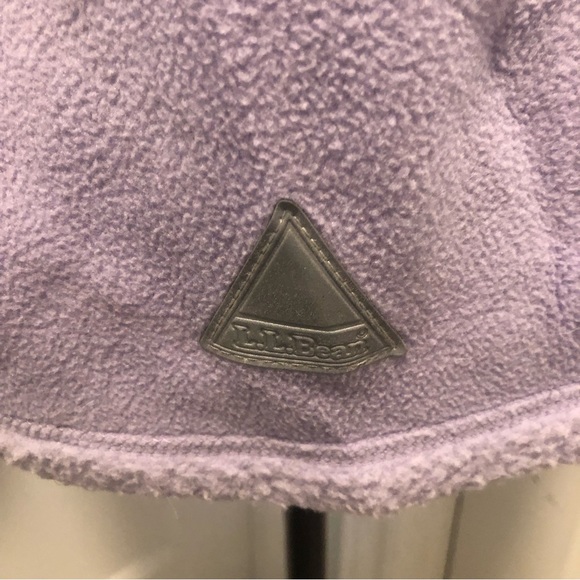 Ll Bean youth fleece jacket size xl 18 girls - Picture 4 of 7